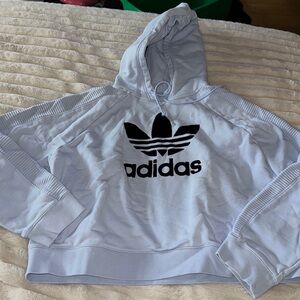 Size large Adidas cropped hoodie